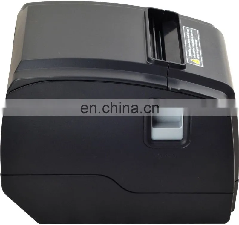 80mm Thermal Receipt POS Printer Kitchen Supermarket Sticker Machine High speed
