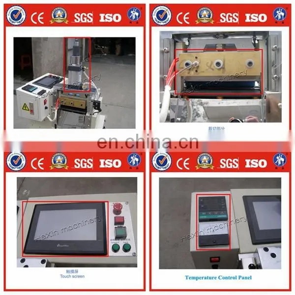 Factory Price Thick material Nylon Pneumatic Sealing Hot Cutting Machine