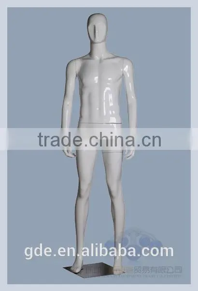 Fasion window display shiny full body male plastic mannequin