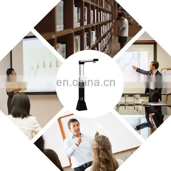 H1000 A3 A4 A5 10Mega 3672x2856 Document Book Photo ID Video Scanner with FHD Camera