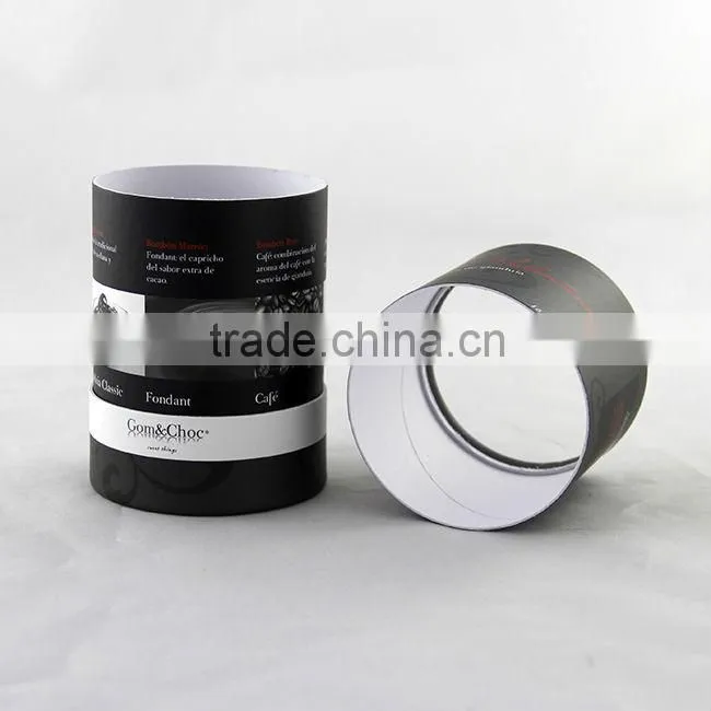 Fashion Paper Tube with PVC show window for gifts packaging