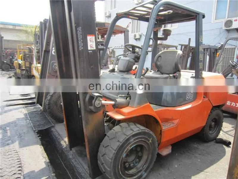Japan used 5ton Toyota forklift on sale in Shanghai