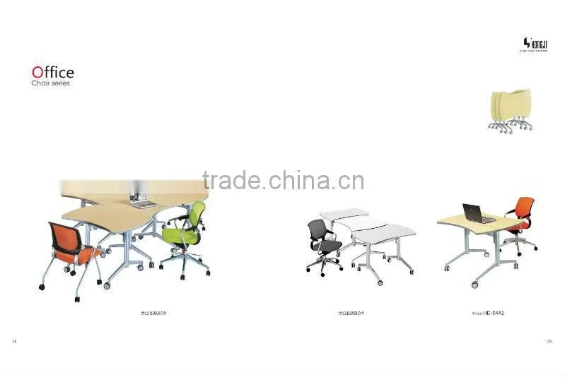New Modern movable folding conference table and chair HD-09-M