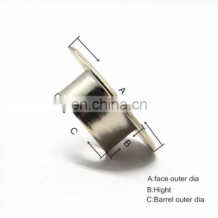 Eco Friendly Square Eyelets Shoe Eyelets For Footwear