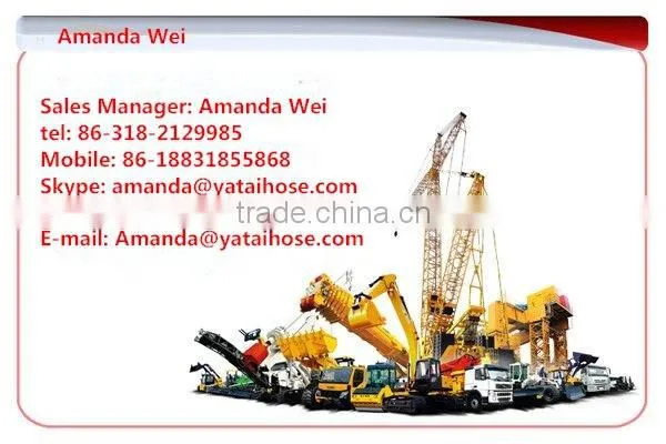 YATAI Oil Resistant High Pressure Flexible Smooth Hydraulic Hose Pipe