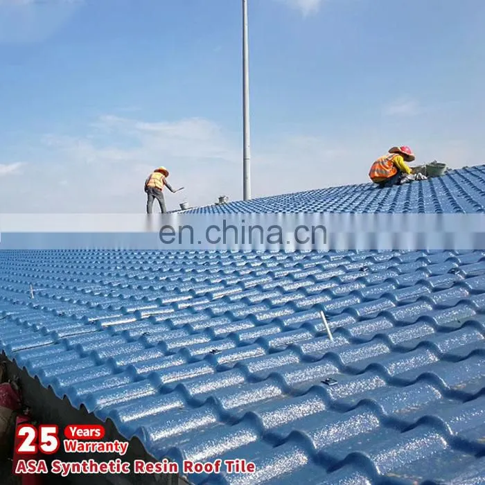 spanish roof tiles/spanish pvc roof tile/ ASA roof tiles for sale