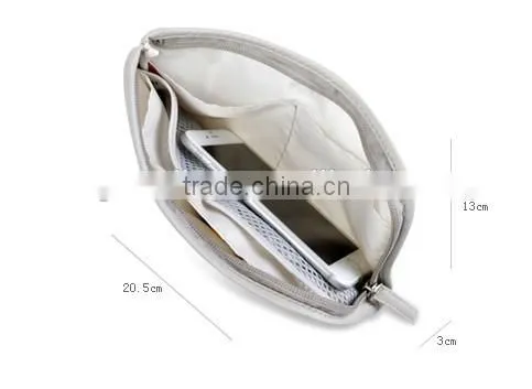 Waterproof Nylon Fabric Wholesale Earphone Data Line Charger Cable line Small Easy Carry Storage Case Buggy Bag