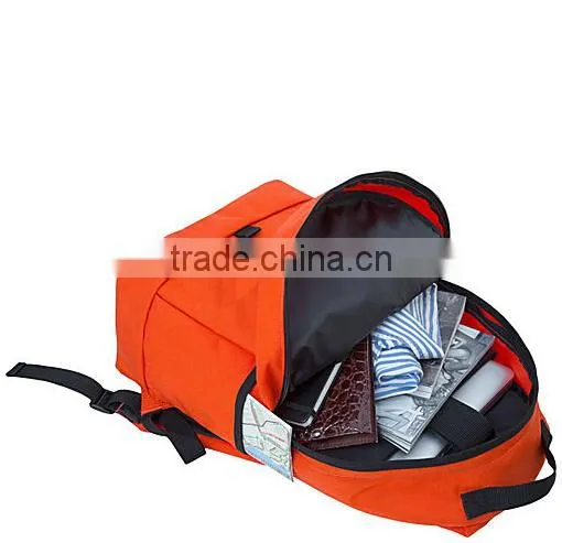 promotional cheap womens backpack with two zippered