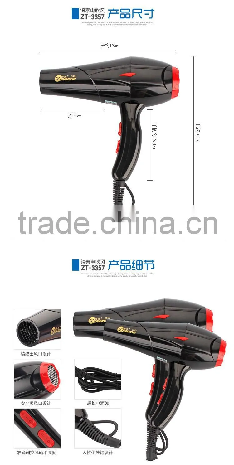 Ionic Hair Dryer Salon Equipment Cold and Hot Air Blower Dryer