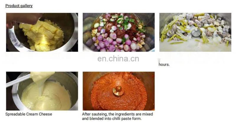 multi function industrial processed cheese cooker/ vacuum steam cheese cooking machine
