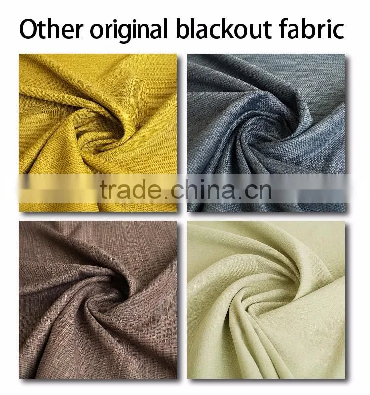 30 color washable name of fabric for curtain , sample also available