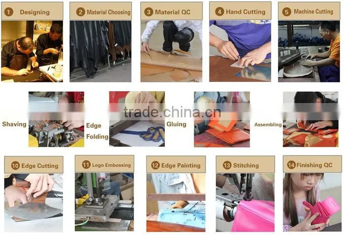 RFID Blocking card holder Vegetable tanned leather card holder with notes Men leather credit card holder