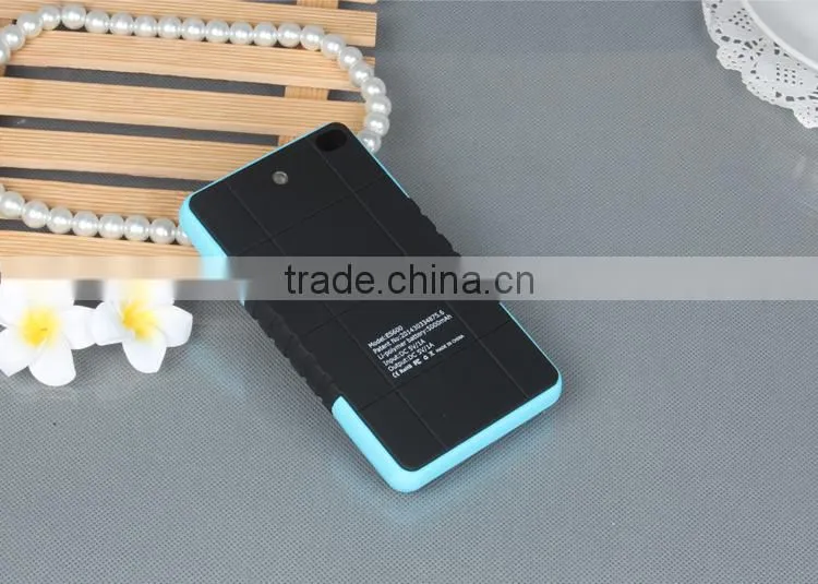 promotional gift 6000mah power bank with advertisement for travel