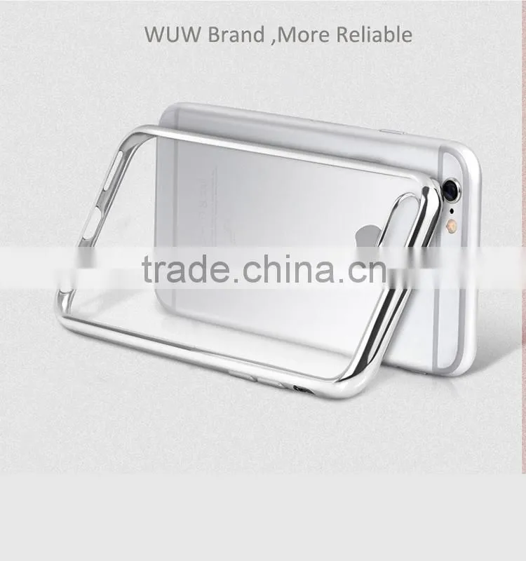for iphone 2016 tpu electroplate with high quality and small MOQ