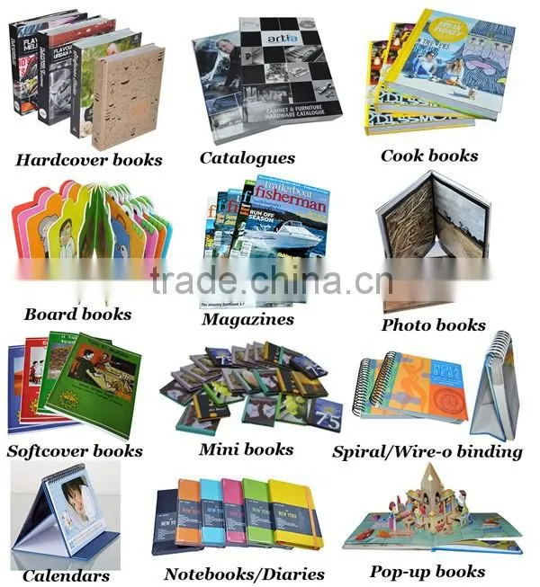 China Printer cheap high quality coffee hardcover Book Printing
