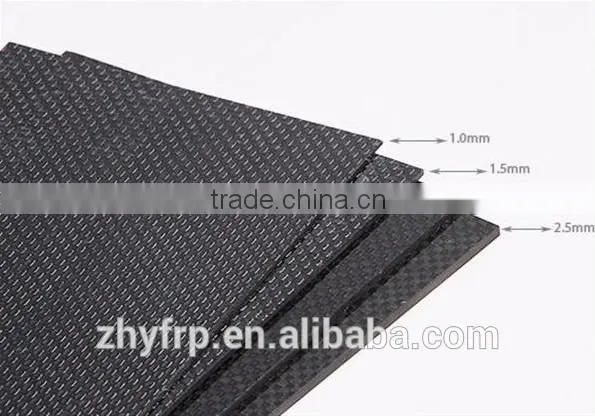 High Strength Glossy Carbon Fiber Sheet & Plate