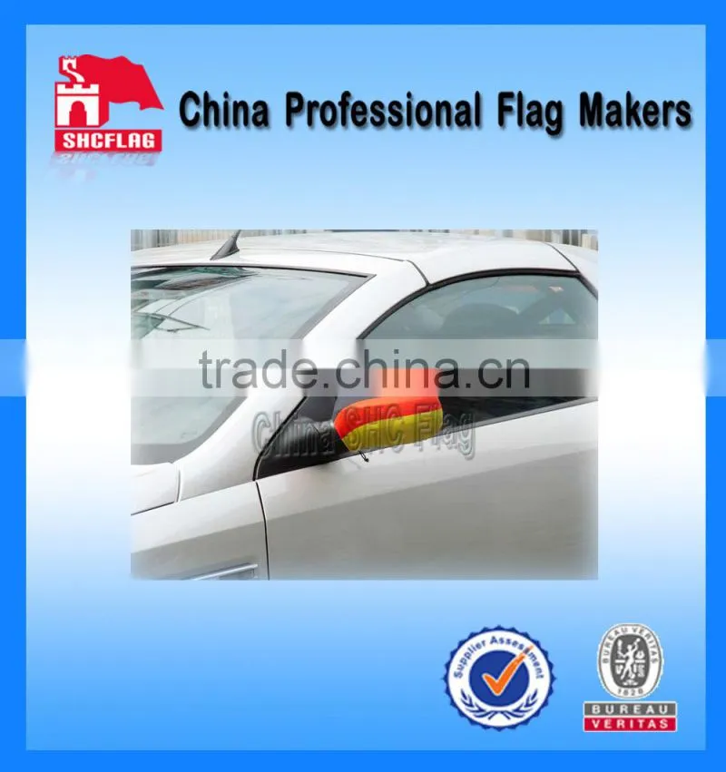 Promotion decorative high quality printed car mirror flag