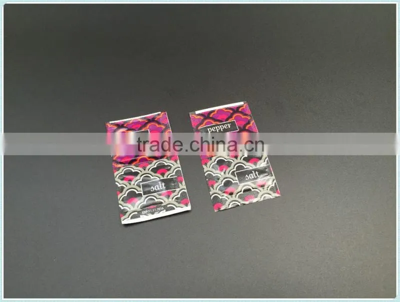 Available stock of salt and pepper sachet in twin pack /food grade