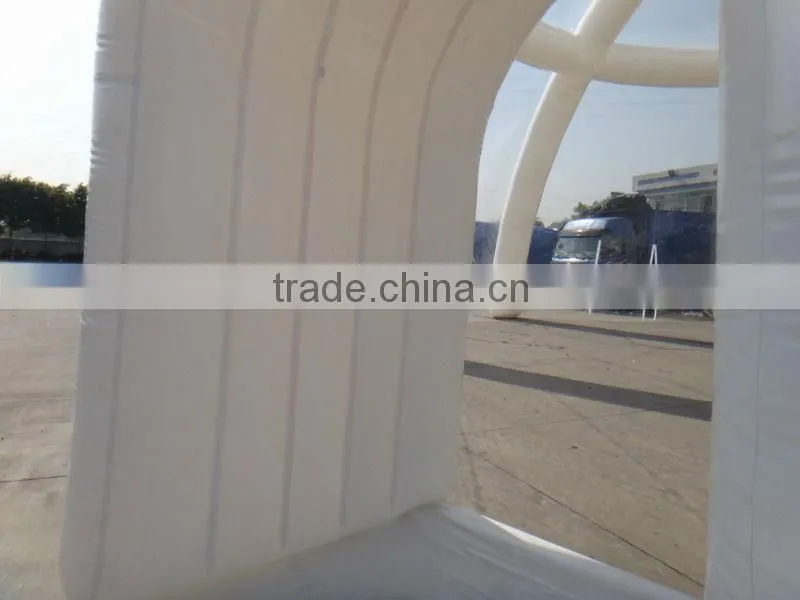 2014 cheap OEM design clear inflatable lawn tent
