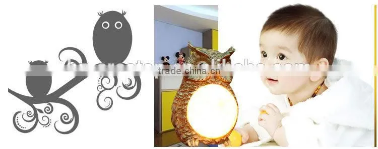 Owl solar resin light led garden resin outdoor lights