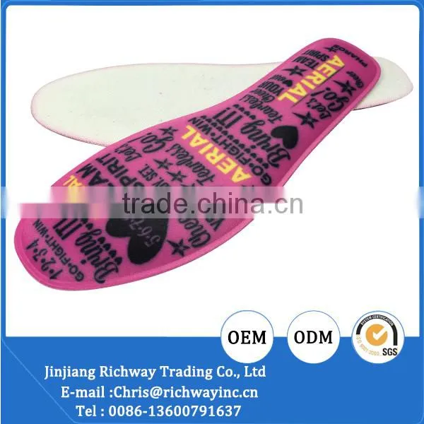 high elastic shoe insole memory foam insole
