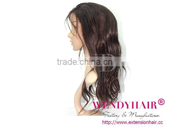 8A Full Top Human Hair Lace Wig