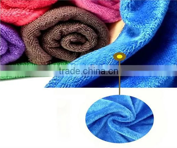 Microfiber Flannelette Car Towels/Drying Car Towel/Car Care Towel