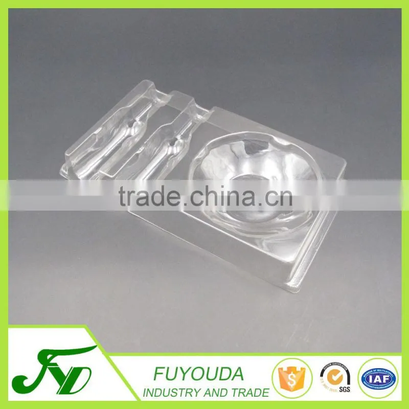 High quality disposable plastic blister packaging tray