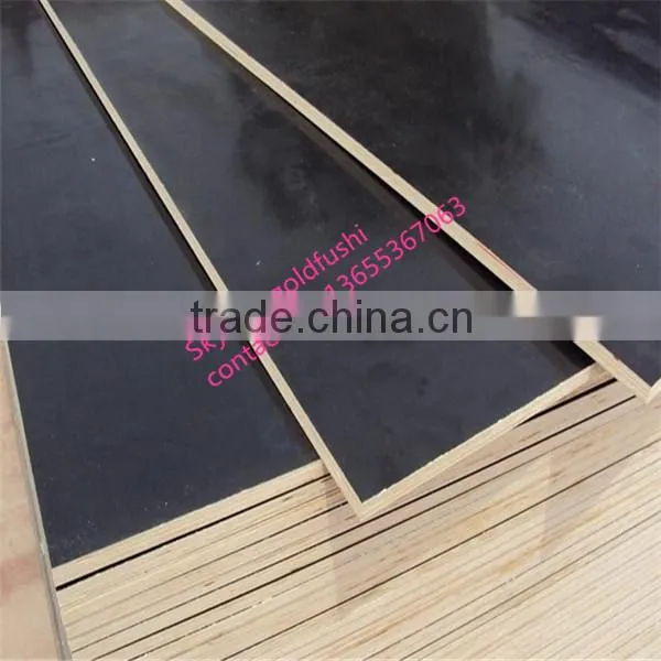 Black/Brown film Form Work Plywood / shuttering film plywood in factory