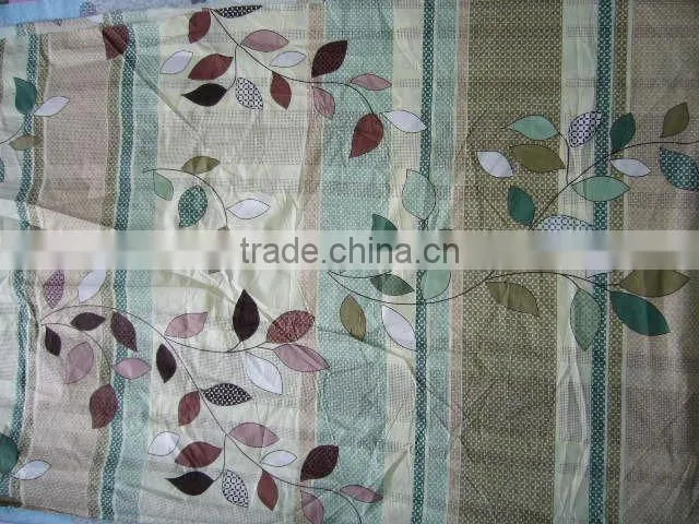 poly cotton printed stock fabric