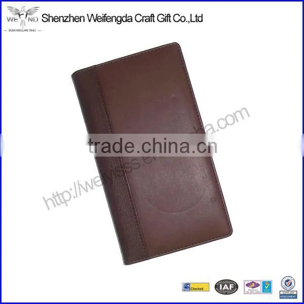 Factory New High Quality Pocket Fashion Custom Spiral Leather Notebook