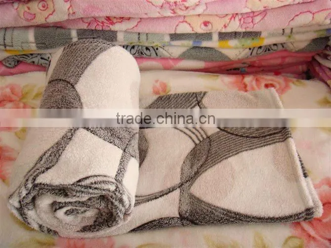 100% POLYESTER CORAL FLEECE