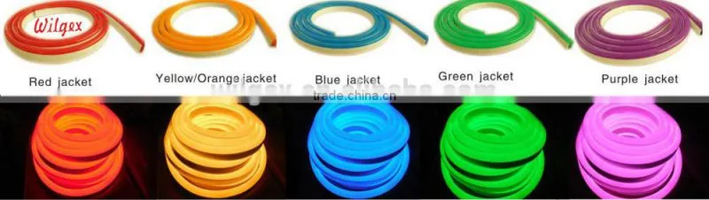 IP65 Waterproof 12V 24V 110V 220V single color LED Neon Flex for car