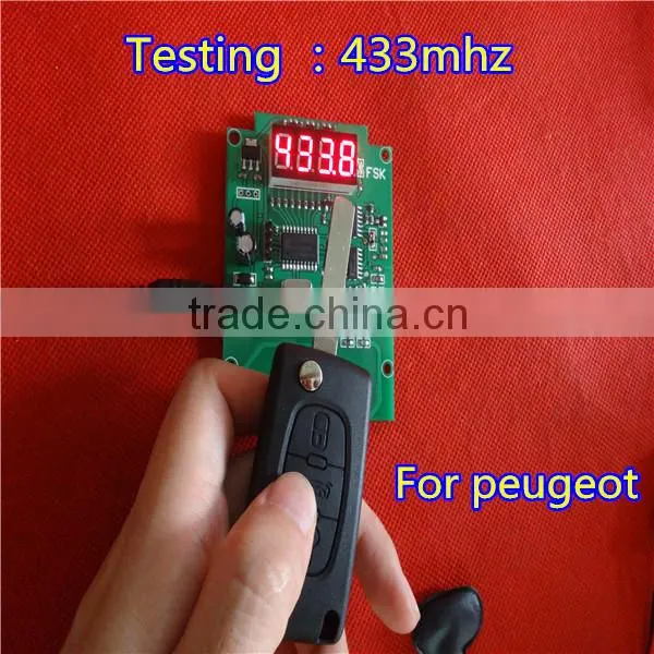 Car keys frequency test device.Fast test &check remote frequency PCB Borad with 9V battery.frequency wireless test