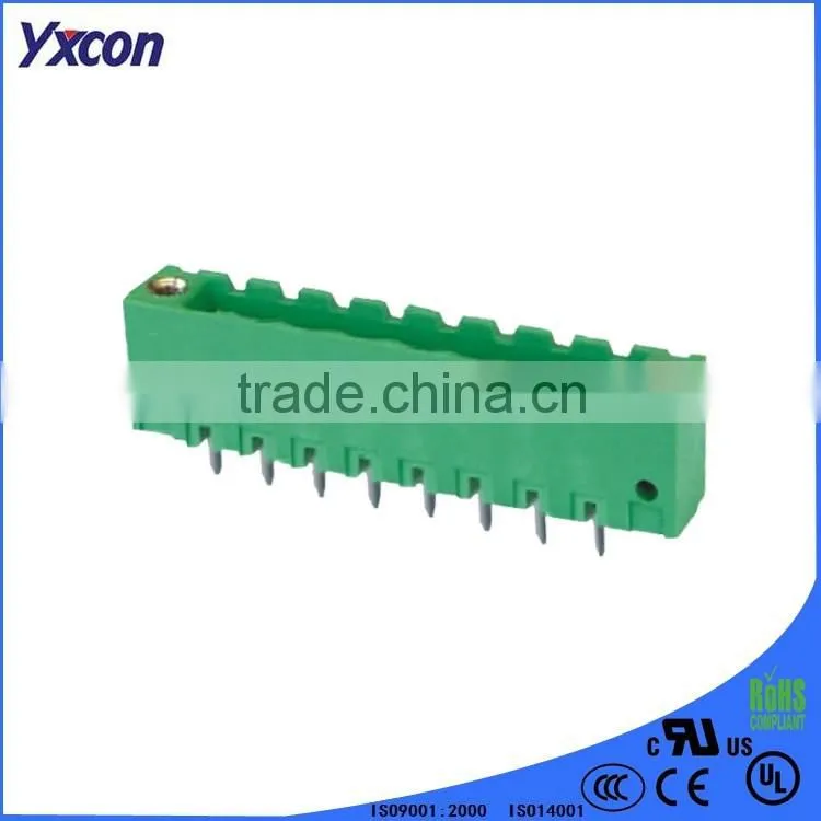 Dongguan Yxcon 5.08mm pitch 8pin right angle cradled connection Terminal Block