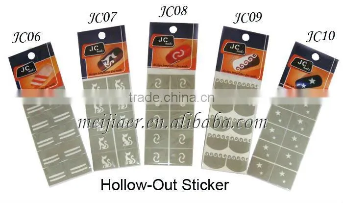 Nail art stencil sticker
