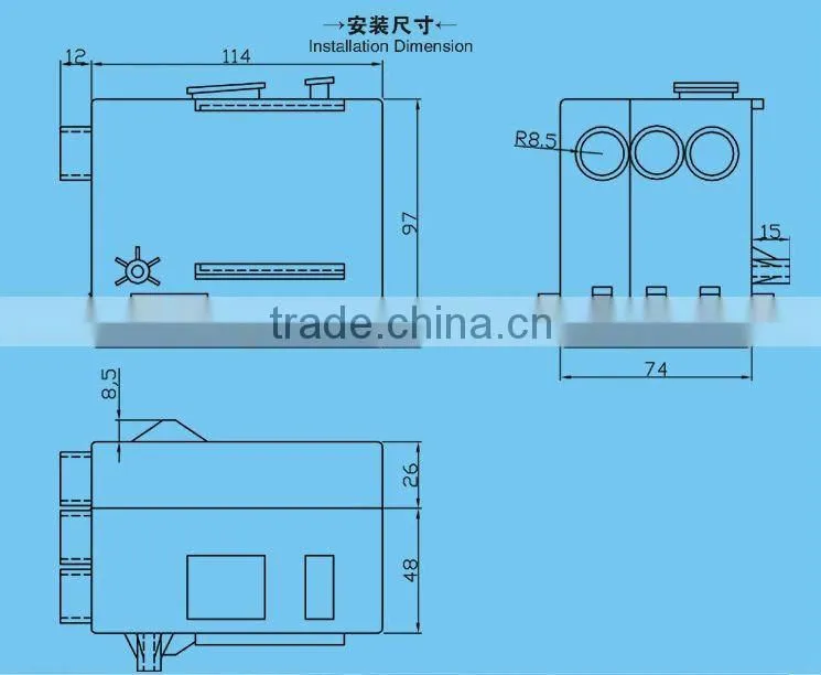 FYK011 1-3 Electric dc motor Linear Actuators Controller box for furniture parts