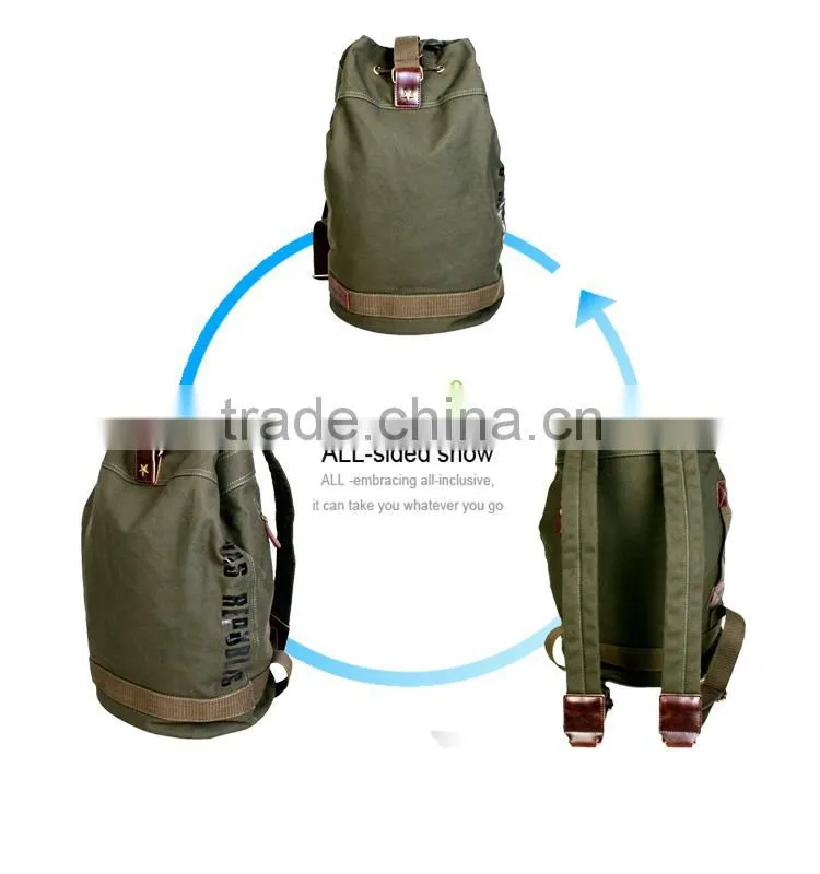 OEM drawstring backpack fashion backpack bag 2016 new products canvas drawstring backpack