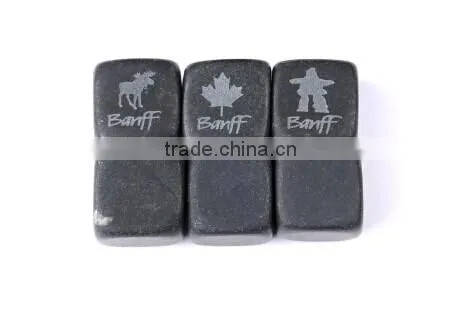 Customized Product Type and Natural Stone Material Ice Cube Rocks for Whisky Lovers