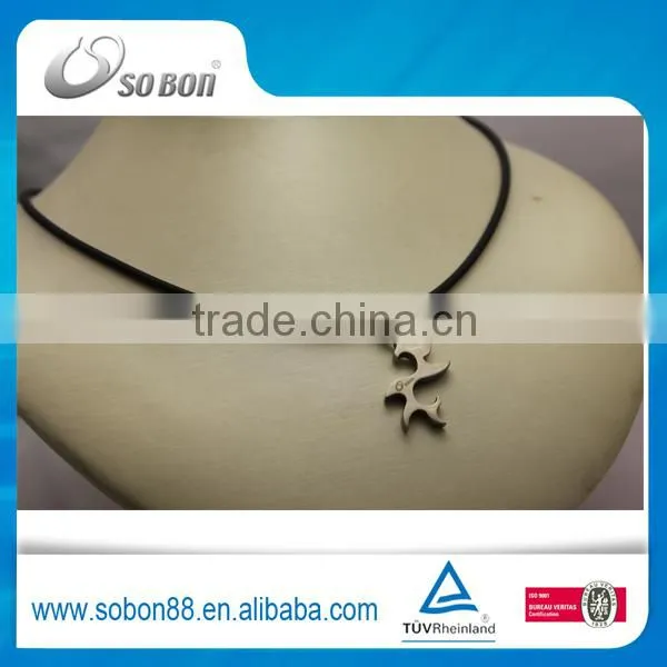 2013 fashion stainless steel couple necklace