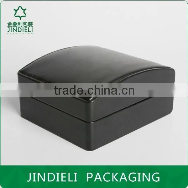 beauty arc classical black leather jewelry box packaging