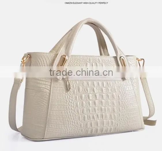 navy blue designer handbag cheap crocodile handbag factory in china
