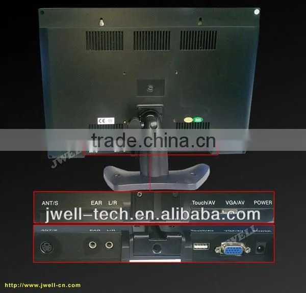 10.4 inch LED Touch screen monitor, portable monitor, touch screen with VGA AV BNC