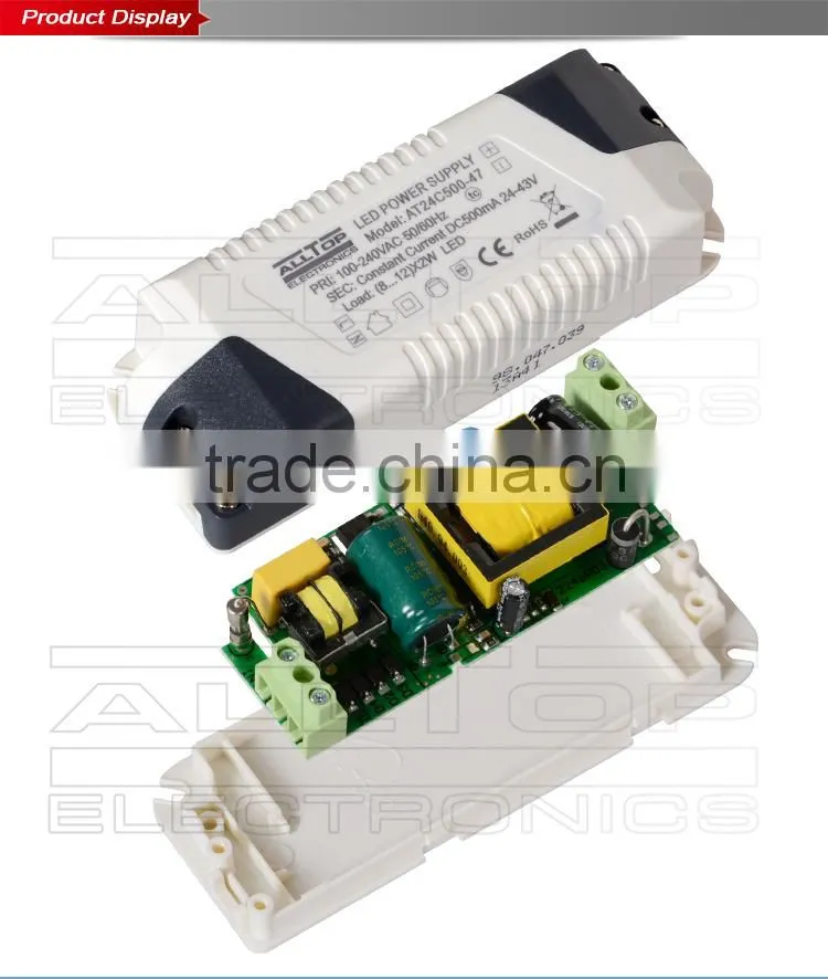 CE EMC Certification high efficiency 12w 450ma constant current led driver