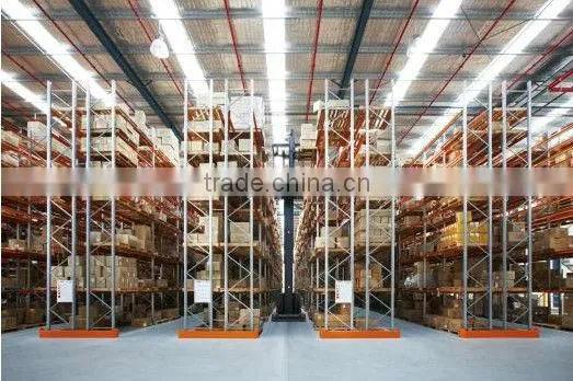 Three-dimensional Stacker Warehouse Metal Narrow Aisle Racking, 1800-12000mm Height