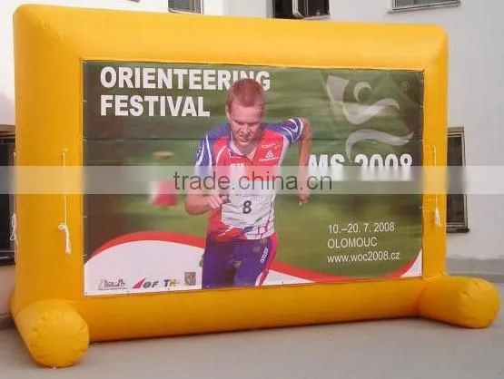 new advertising model customized inflatable advertising screen