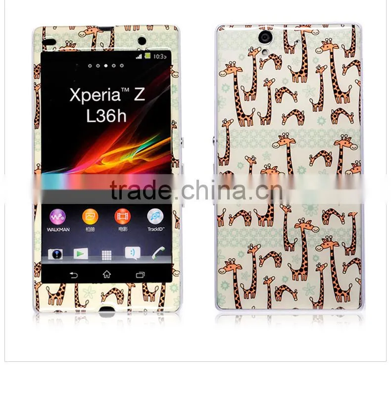 Hot sell 3D effect Sticker for sony Xperia L36H