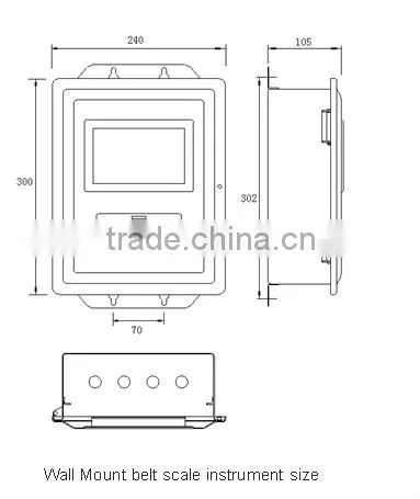 conveyor belt scale indicator OIML Approved(sw3000B)