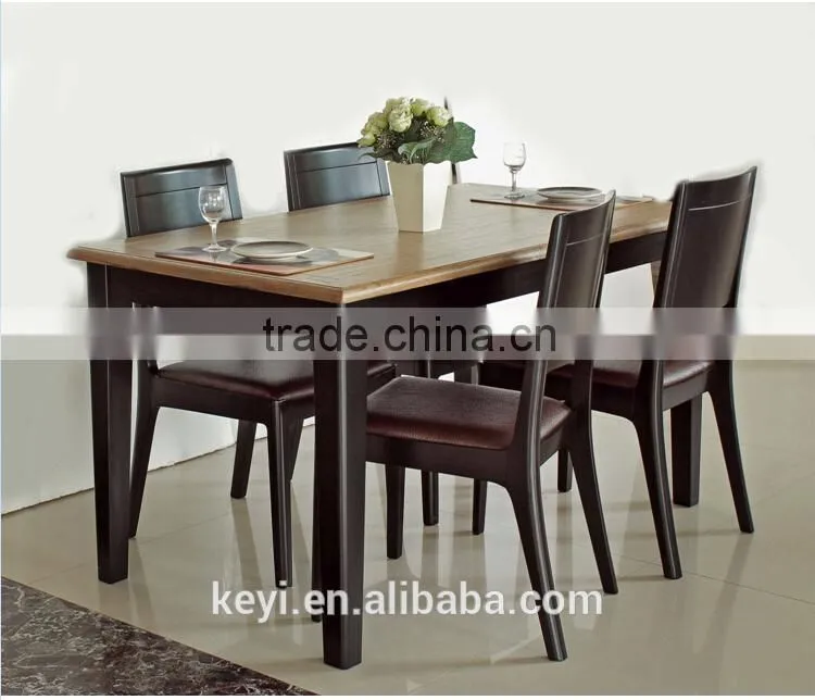 Comfortable modern style wooden design restaurant sets/dining table and chair(DT-1084-OAK,CH-310)