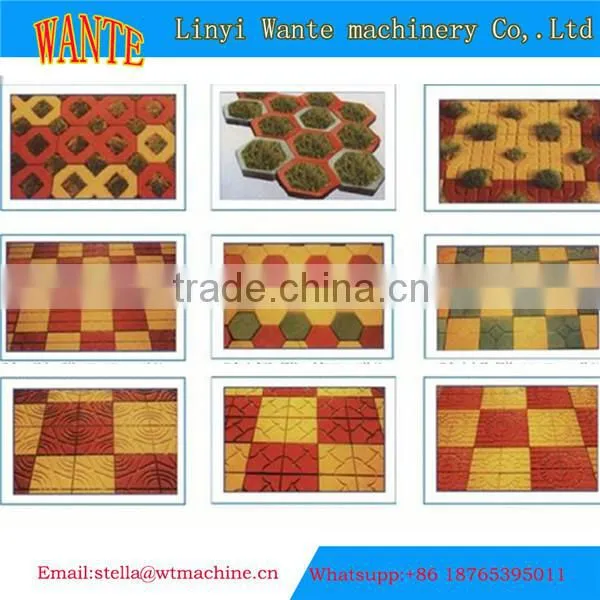 QT5-15 bulding brick mould vibrating table concrete machine